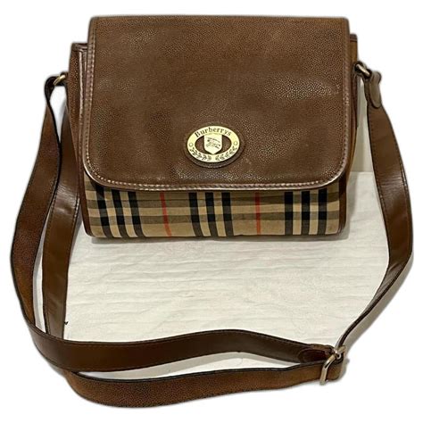 burberry saddle bag canvas|burberry crossbody bag vintage.